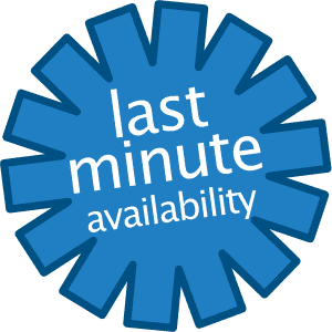 Last minute availability